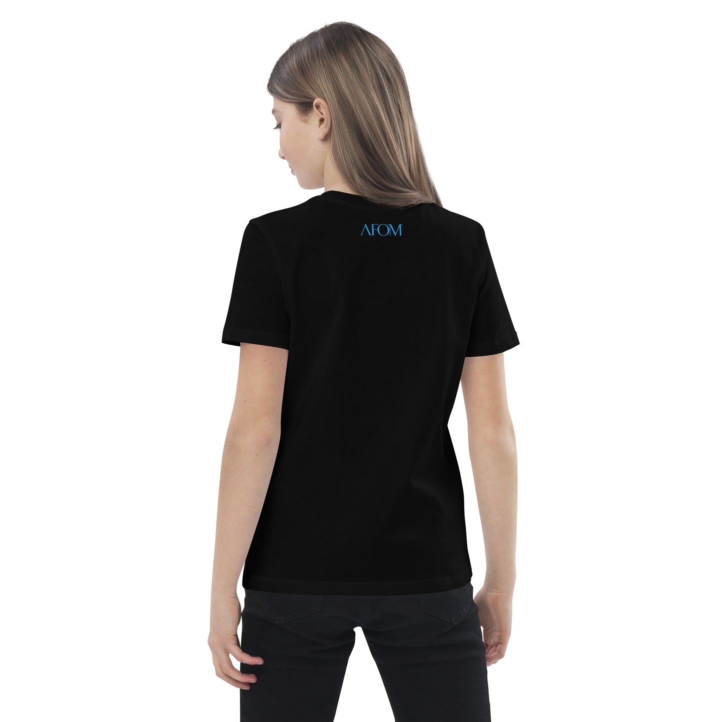 Camiseta de algodón orgánico Ai1 Niños Unisex