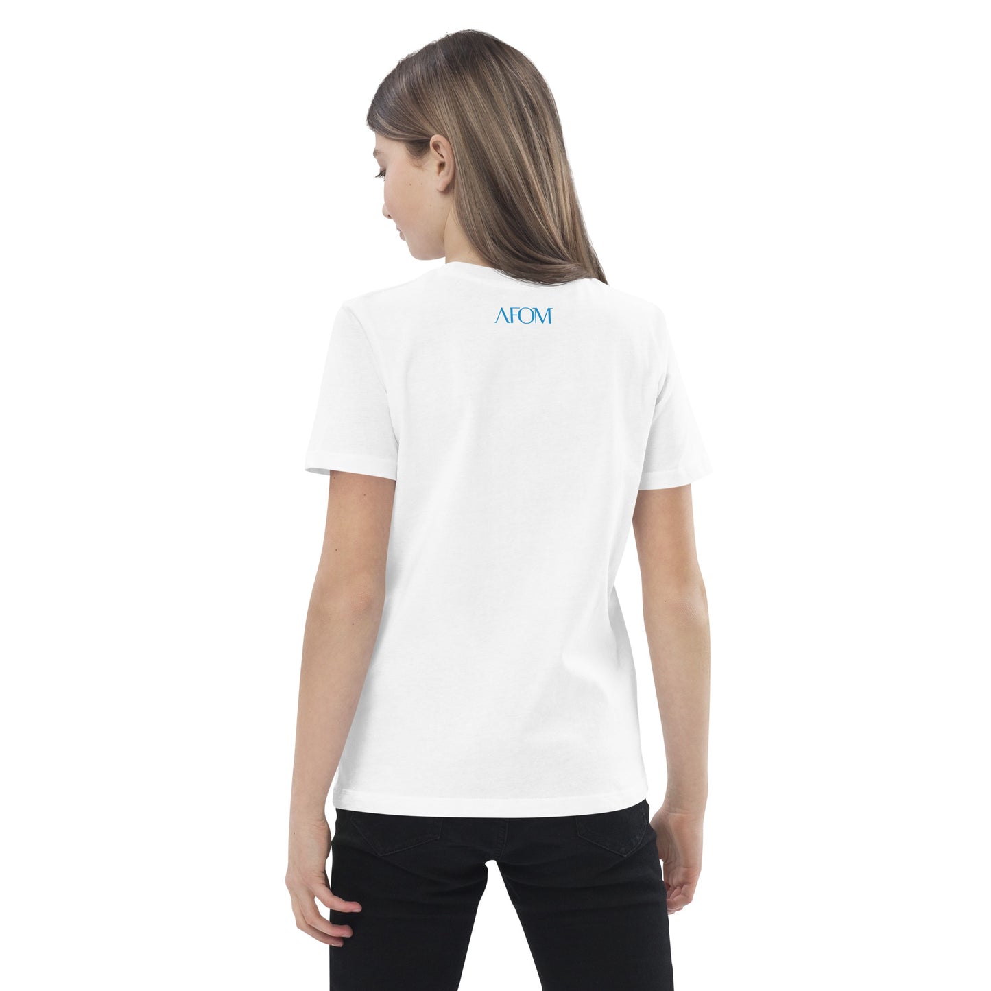 Camiseta de algodón orgánico Ai1 Niños Unisex