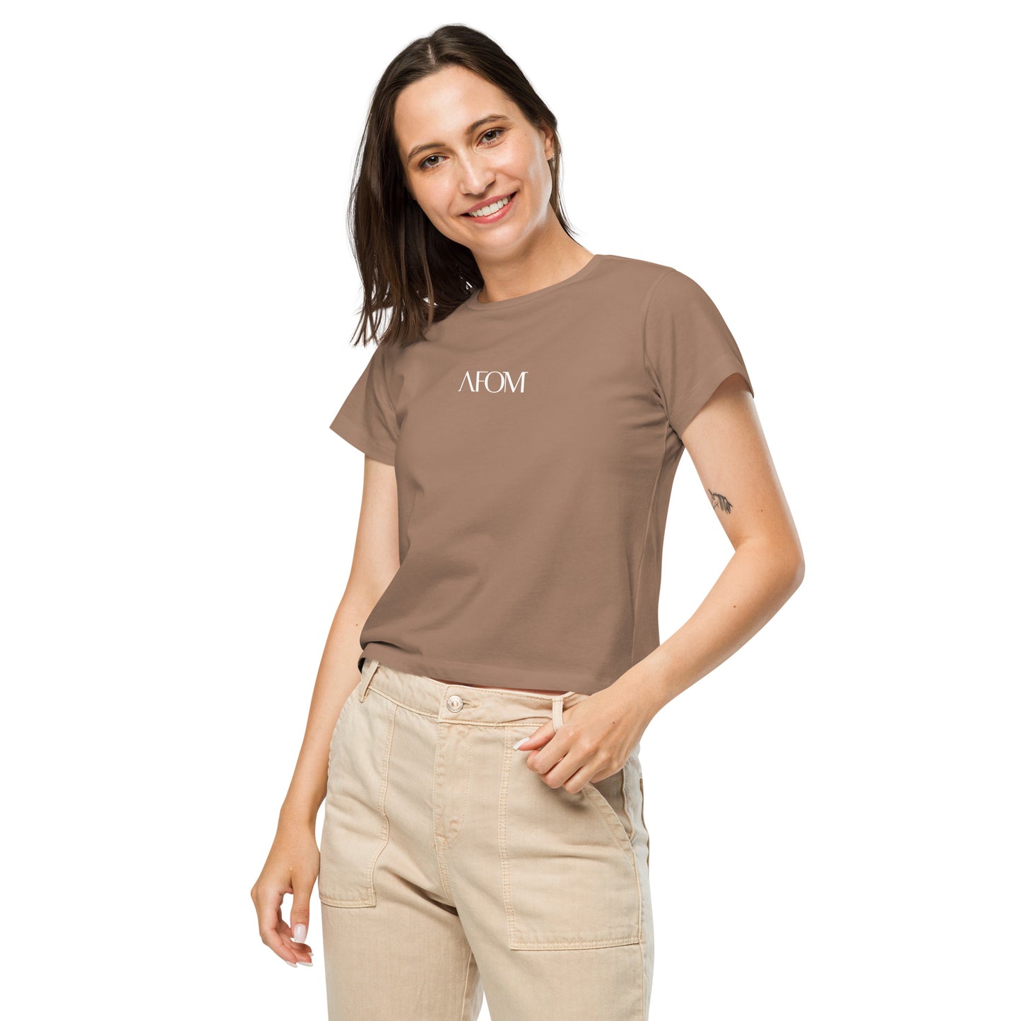 Ai1 Mini Back Women’s High-Waisted T-Shirt