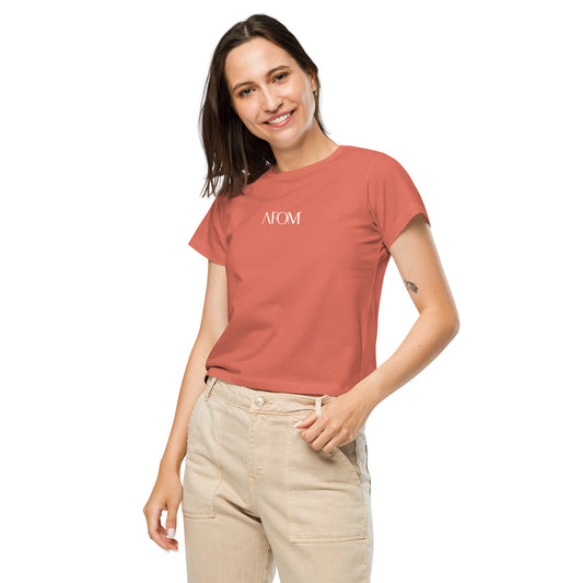 T-shirt taille haute Ai1 Mini Back pour femmes